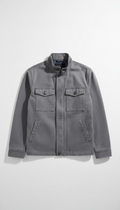 Utility jacket in concrete grey